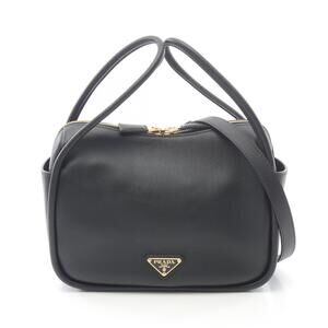 Prada Darling Grain handbag black leather